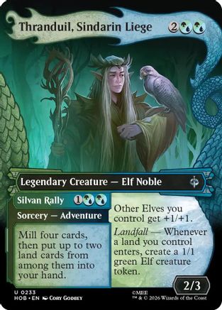Thranduil, Sindarin Liege (Showcase) (HOB-233) - The Hobbit - Card Brawlers