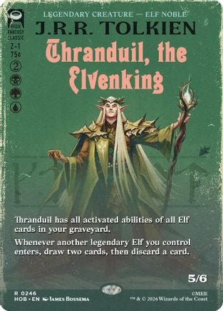 Thranduil, the Elvenking (Borderless) (HOB-246) - The Hobbit - Card Brawlers