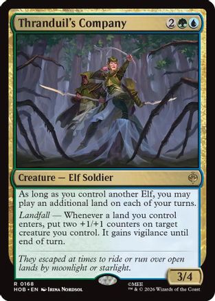 Thranduil's Company (HOB-168) - The Hobbit - Card Brawlers