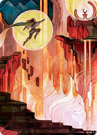 Thrill of Possibility Art Card [Strixhaven: School of Mages Art Series] - Card Brawlers