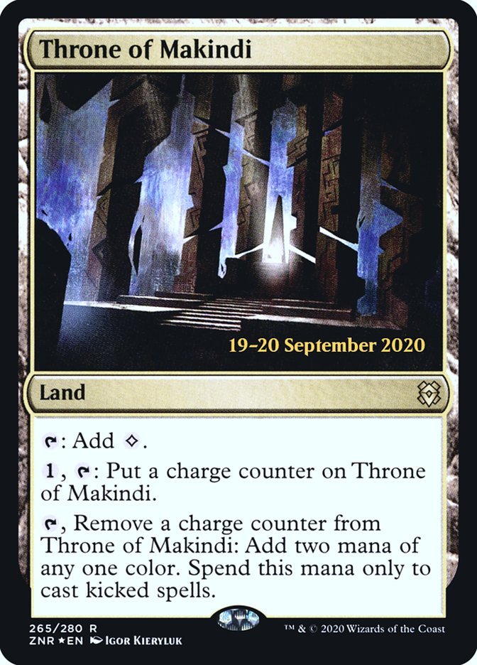 Throne of Makindi [Zendikar Rising Prerelease Promos] - Card Brawlers