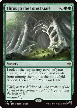 Through the Forest Gate (HOB-137) - The Hobbit - Card Brawlers