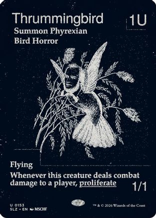 Thrummingbird (0153) (SLZ-153) - Secret Lair x MSCHF: The Zeta Set - Card Brawlers
