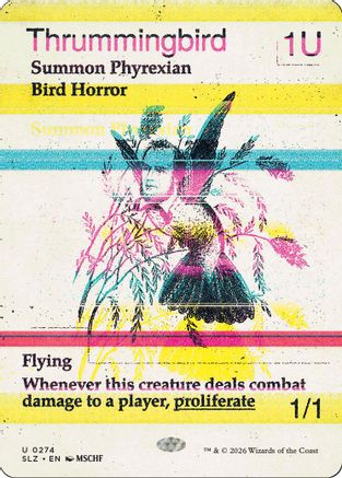 Thrummingbird (0274) (SLZ-274) - Secret Lair x MSCHF: The Zeta Set - Card Brawlers