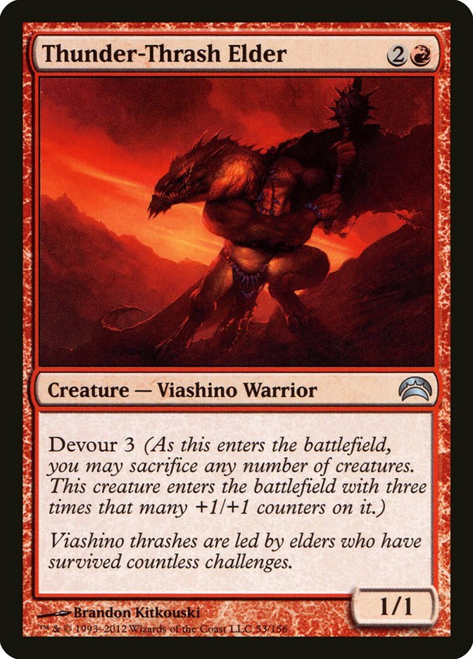 Thunder - Thrash Elder [Planechase 2012] - Card Brawlers