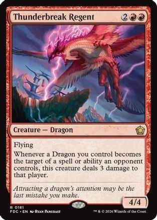 Thunderbreak Regent (FDC-181) - Commander: Foundations - Card Brawlers
