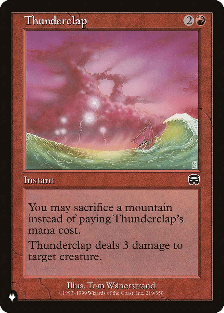 Thunderclap [The List] - Card Brawlers