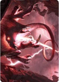 Thundering Rebuke Art Card [Zendikar Rising Art Series] - Card Brawlers