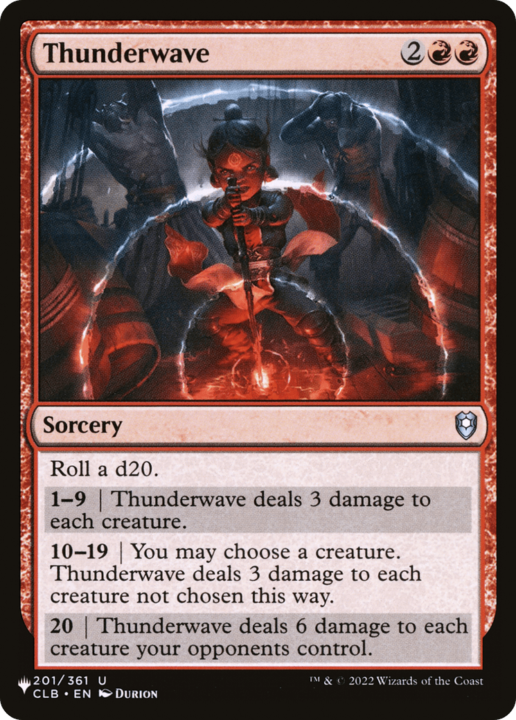 Thunderwave [The List] - Card Brawlers