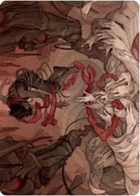 Thwart the Grave Art Card [Zendikar Rising Art Series] - Card Brawlers