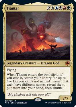 Tiamat [Dungeons & Dragons: Adventures in the Forgotten Realms] - Card Brawlers