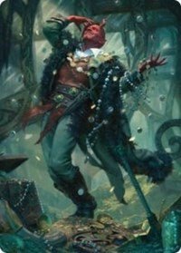 Tibalt, Cosmic Impostor Art Card [Kaldheim Art Series] - Card Brawlers