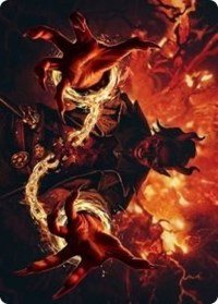 Tibalt's Trickery Art Card [Kaldheim Art Series] - Card Brawlers