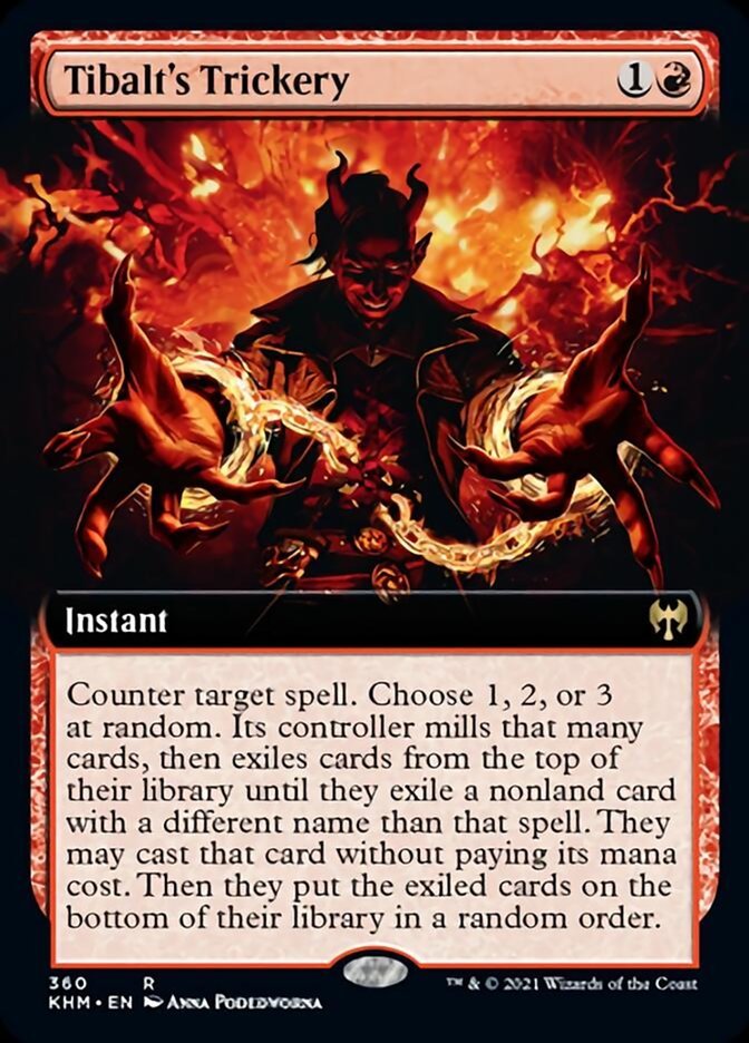 Tibalt's Trickery (Extended Art) [Kaldheim] - Card Brawlers