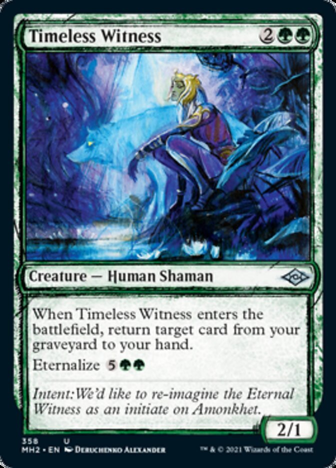 Timeless Witness (Sketch) [Modern Horizons 2] - Card Brawlers