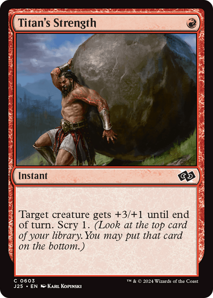 Titan's Strength [Foundations Jumpstart] - Card Brawlers