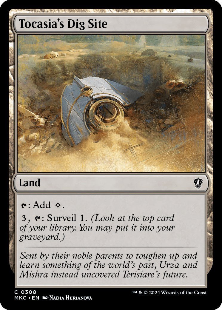 Tocasia's Dig Site [Murders at Karlov Manor Commander] - Card Brawlers