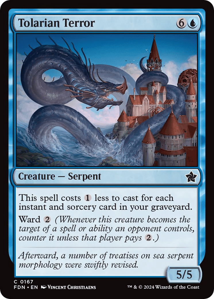 Tolarian Terror [Foundations] - Card Brawlers