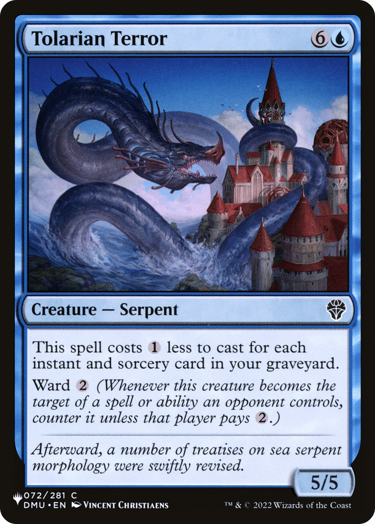 Tolarian Terror [The List] - Card Brawlers