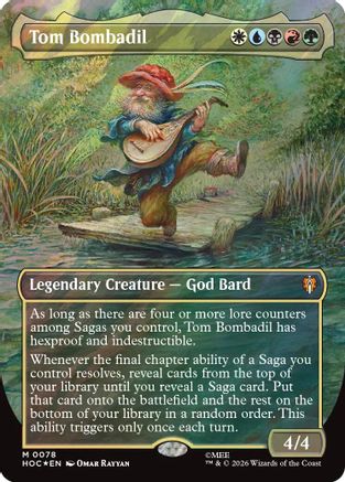 Tom Bombadil (Borderless) (Surge Foil) (HOC-078) - The Hobbit: Eternal-Legal Foil - Card Brawlers