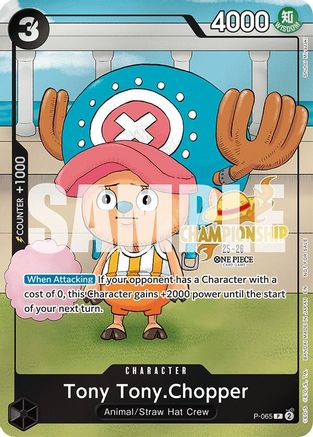 Tony Tony.Chopper (CS 25-26 Event Pack) (P-065) - One Piece Promotion Cards Foil - Card Brawlers