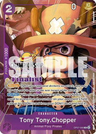 Tony Tony.Chopper (CS 25-26 Finalist Card Set 1) (OP07-066) - One Piece Promotion Cards Foil - Card Brawlers
