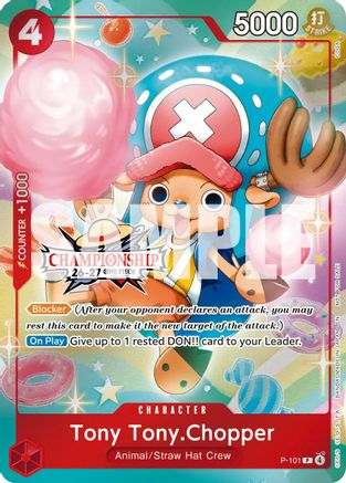 Tony Tony.Chopper (CS 26-27 Celebration Pack) (P-101) - One Piece Promotion Cards Foil - Card Brawlers