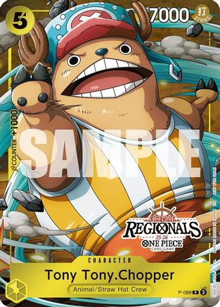 Tony Tony.Chopper (Offline Regional Participation Pack 2025 Vol.2) (P-089) - One Piece Promotion Cards Foil - Card Brawlers