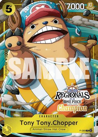 Tony Tony.Chopper (Online Regional Champion Card Set 2025 Vol.2) (P-089) - One Piece Promotion Cards Foil - Card Brawlers