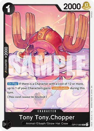 Tony Tony.Chopper (OP17-084) - The World's Strongest Warriors - Card Brawlers