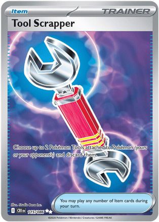 Tool Scrapper (115/null) - Holofoil [ME04 Chaos Rising] - Card Brawlers