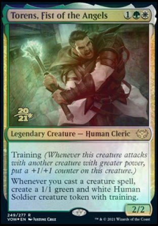 Torens, Fist of the Angels [Innistrad: Crimson Vow Prerelease Promos] - Card Brawlers