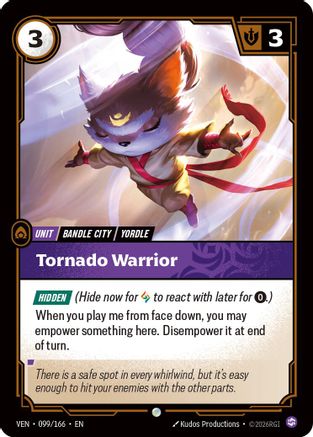 Tornado Warrior (099/166) - Vendetta - Card Brawlers
