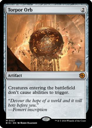 Torpor Orb (PPECL-027) - Promo Pack: Lorwyn Eclipsed Foil - Card Brawlers