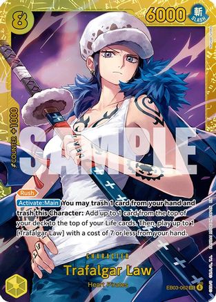 Trafalgar Law (EB03-062) - Extra Booster: One Piece Heroines Edition Foil - Card Brawlers