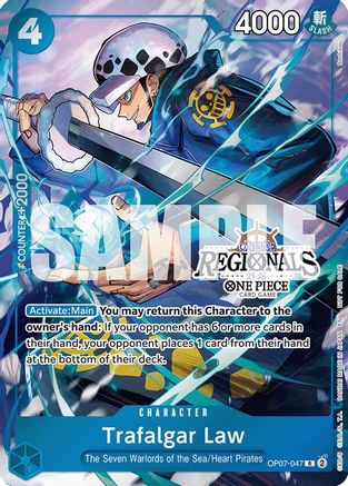 Trafalgar Law (Online Regional Participation Pack 2025 Vol.2) (OP07-047) - One Piece Promotion Cards Foil - Card Brawlers