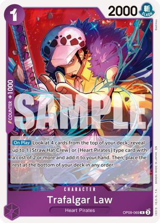 Trafalgar Law - OP09-069 (Reprint) (OP09-069) - Premium Booster -The Best- Vol. 2 Foil - Card Brawlers