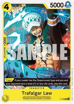 Trafalgar Law (P-088) - Starter Deck 36: YELLOW Eustass"Captain"Kid - Card Brawlers