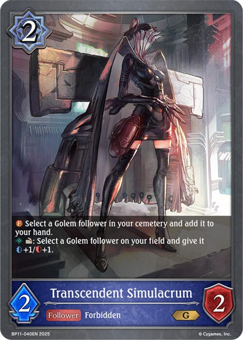 Transcendent Simulacrum (BP11 - 040EN) [Bullet of Fate] - Card Brawlers