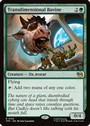 Transdimensional Bovine (TMT-134) - Teenage Mutant Ninja Turtles - Card Brawlers