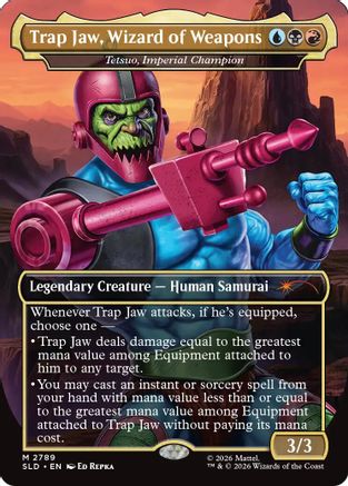 Trap Jaw, Wizard of Weapons - Tetsuo, Imperial Champion (SLD-2789) - Secret Lair Drop Series - Card Brawlers