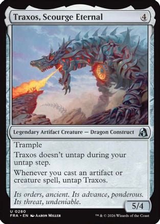 Traxos, Scourge Eternal (FRA-280) - Reality Fracture Foil - Card Brawlers