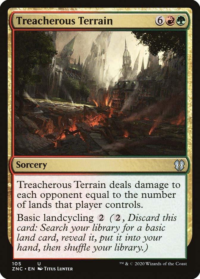 Treacherous Terrain [Zendikar Rising Commander] - Card Brawlers
