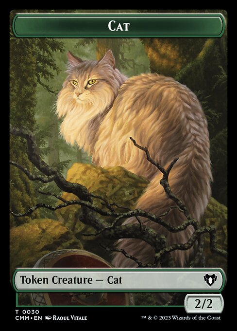 Treasure // Cat (0030) Double - Sided Token [Commander Masters Tokens] - Card Brawlers
