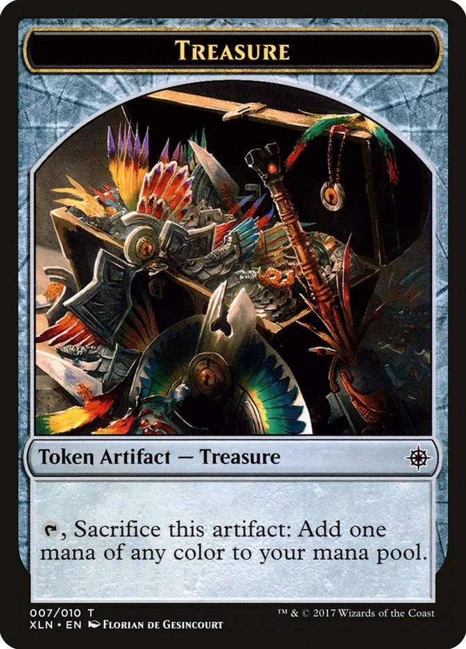 Treasure Token (007/010) [Ixalan Tokens] - Card Brawlers