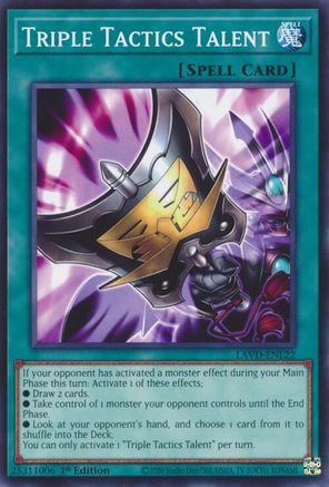 Triple Tactics Talent (LAVD-ENL22) (LAVD-ENL22) - Legendary Arc-V Decks 1st Edition - Card Brawlers