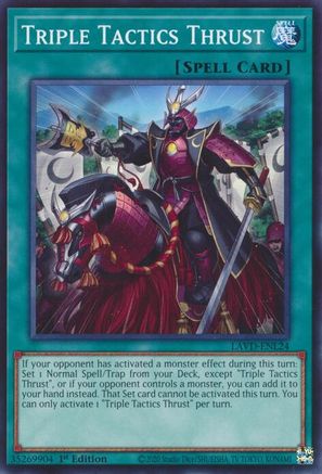 Triple Tactics Thrust (LAVD-ENL24) - Legendary Arc-V Decks 1st Edition - Card Brawlers