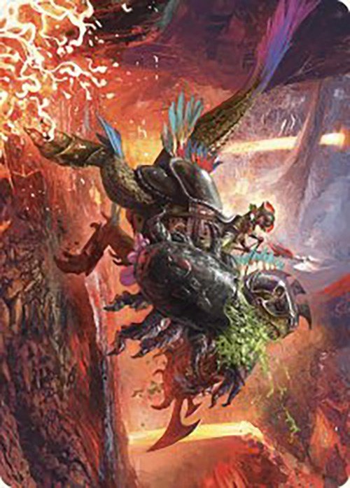 Triumphant Chomp Art Card [The Lost Caverns of Ixalan Art Series] - Card Brawlers