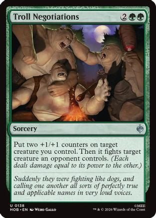 Troll Negotiations (HOB-138) - The Hobbit Foil - Card Brawlers