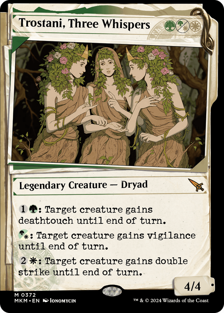 Trostani, Three Whispers (Showcase) (0372) [Murders at Karlov Manor] - Card Brawlers
